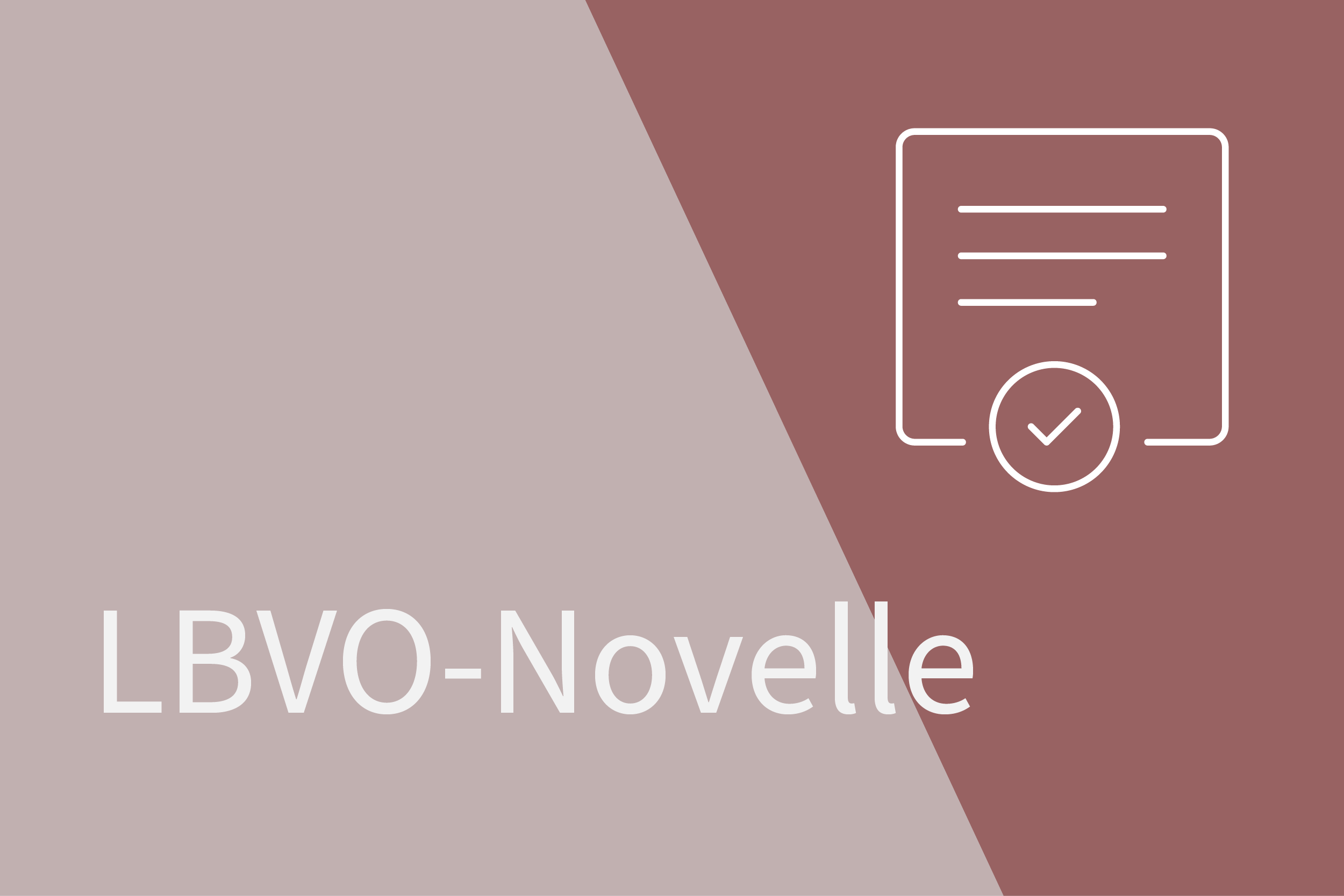 LBVO-Novelle